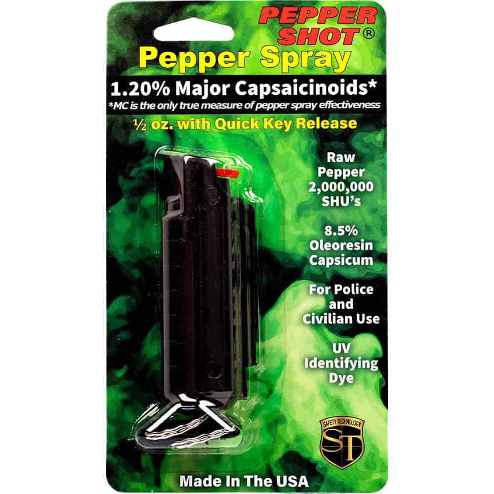 Pepper Shot Pepper Spray – Hard Case with Belt Clip - Image 3