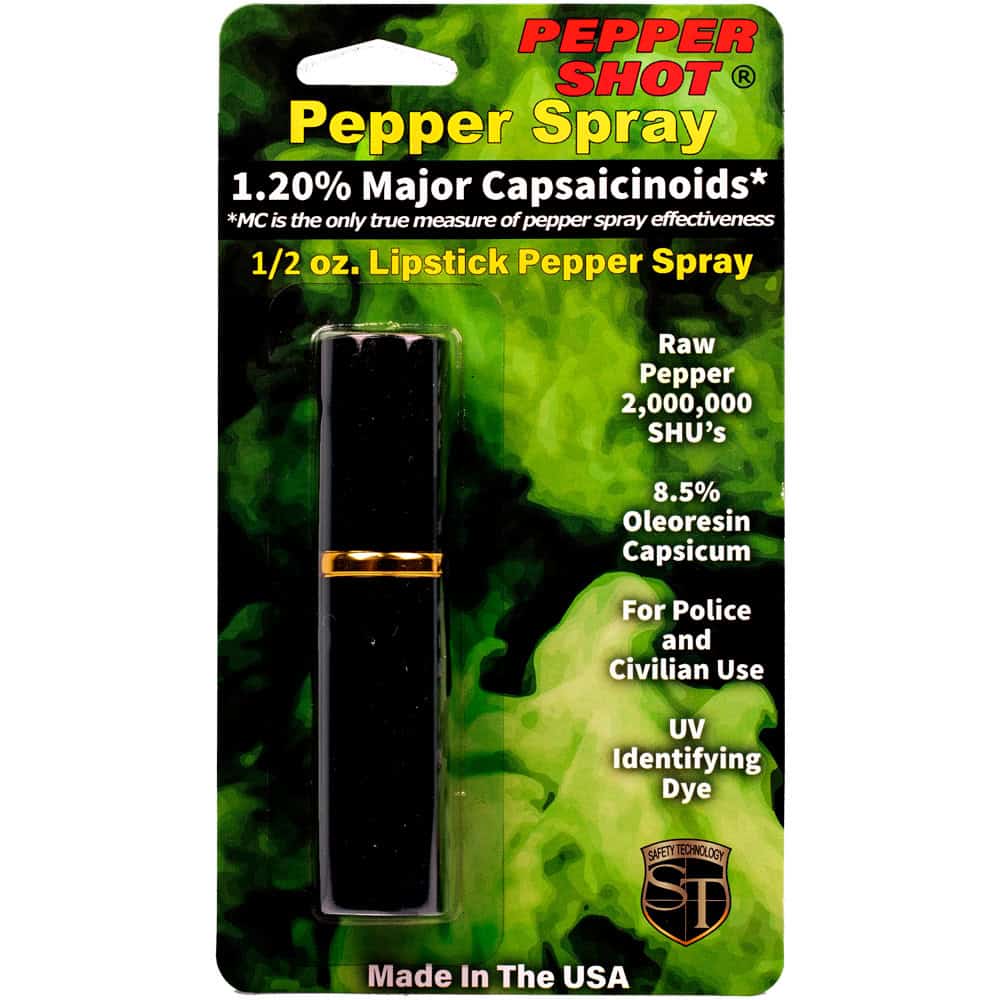 Lipstick Pepper Spray – 1.2% MC, UV Dye, 6–8 Ft Range - Image 3